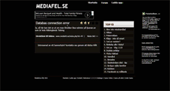 Desktop Screenshot of mediafel.se